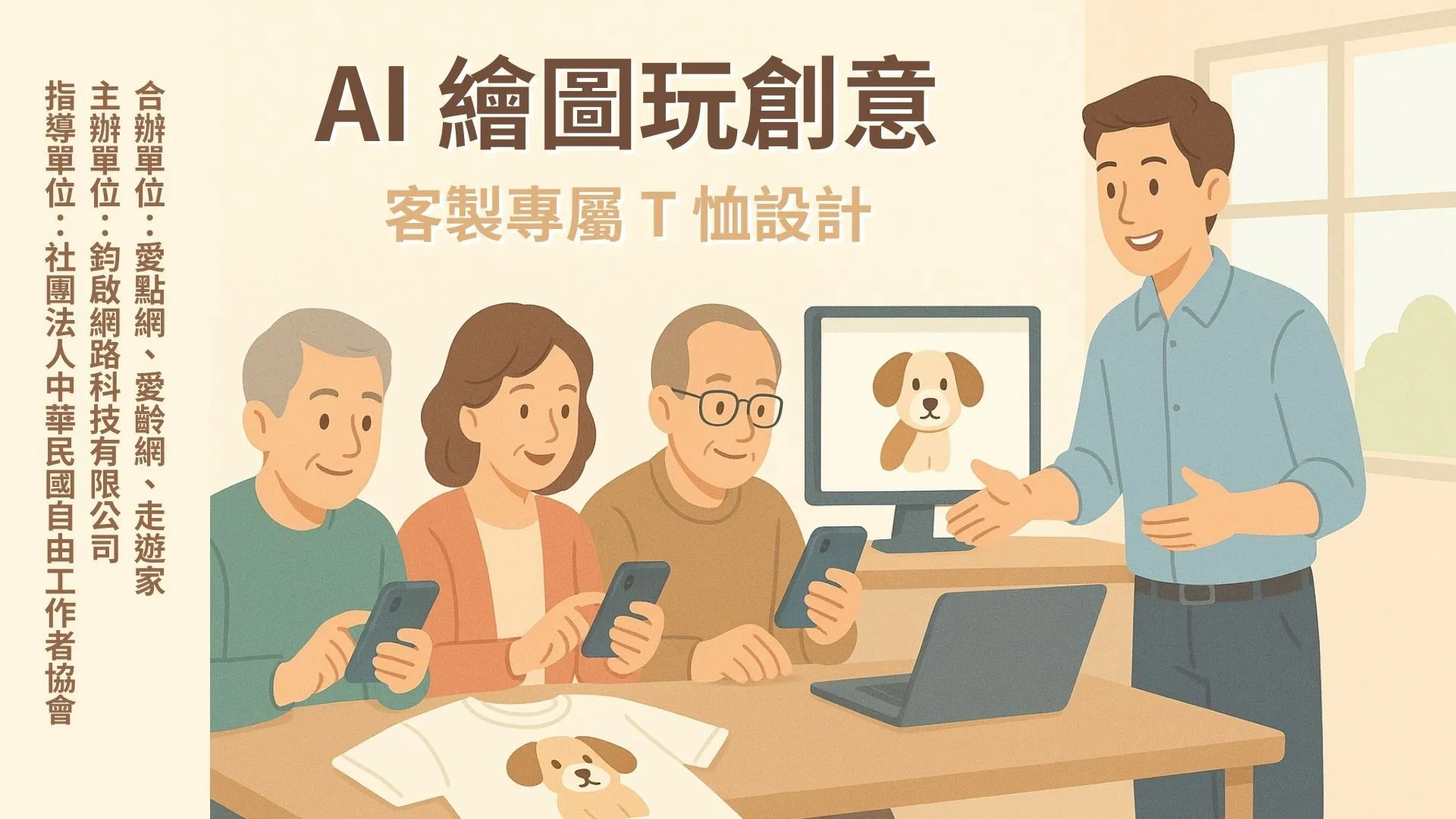 AI 繪圖玩創意 – 客製專屬T 恤設計