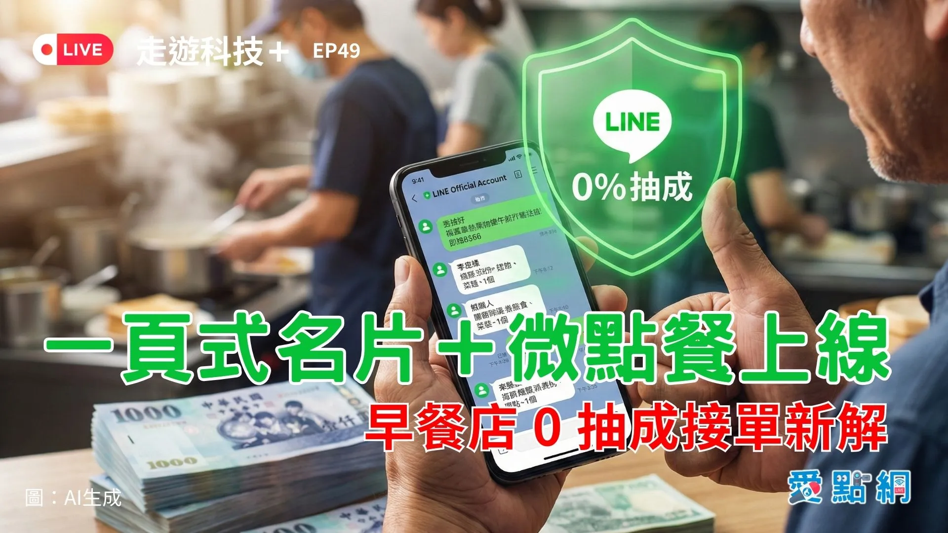 走遊科技+ Ep49｜一頁式名片＋微點餐上線，早餐店 0 抽成接單新解