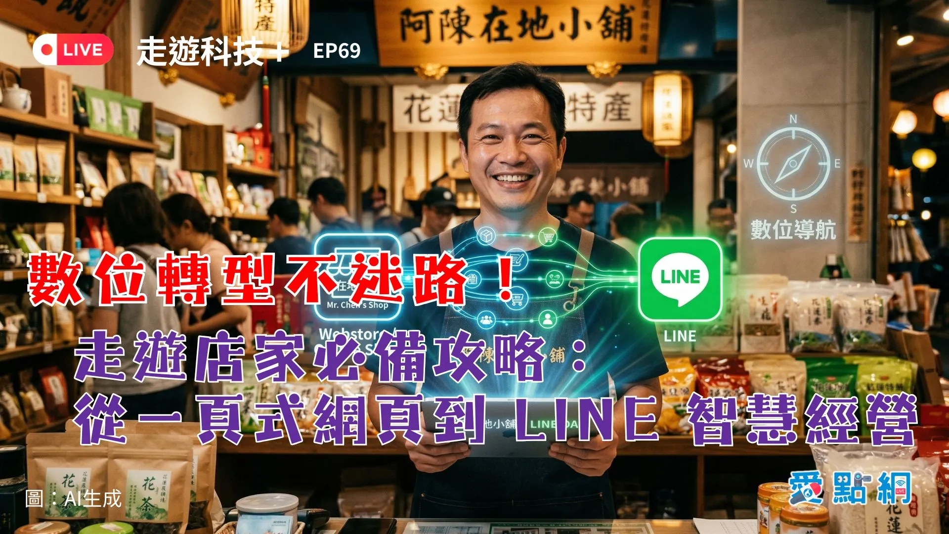 走遊科技+ Ep69｜數位轉型不迷路！走遊店家必備攻略：從一頁式網頁到 LINE 智慧經營