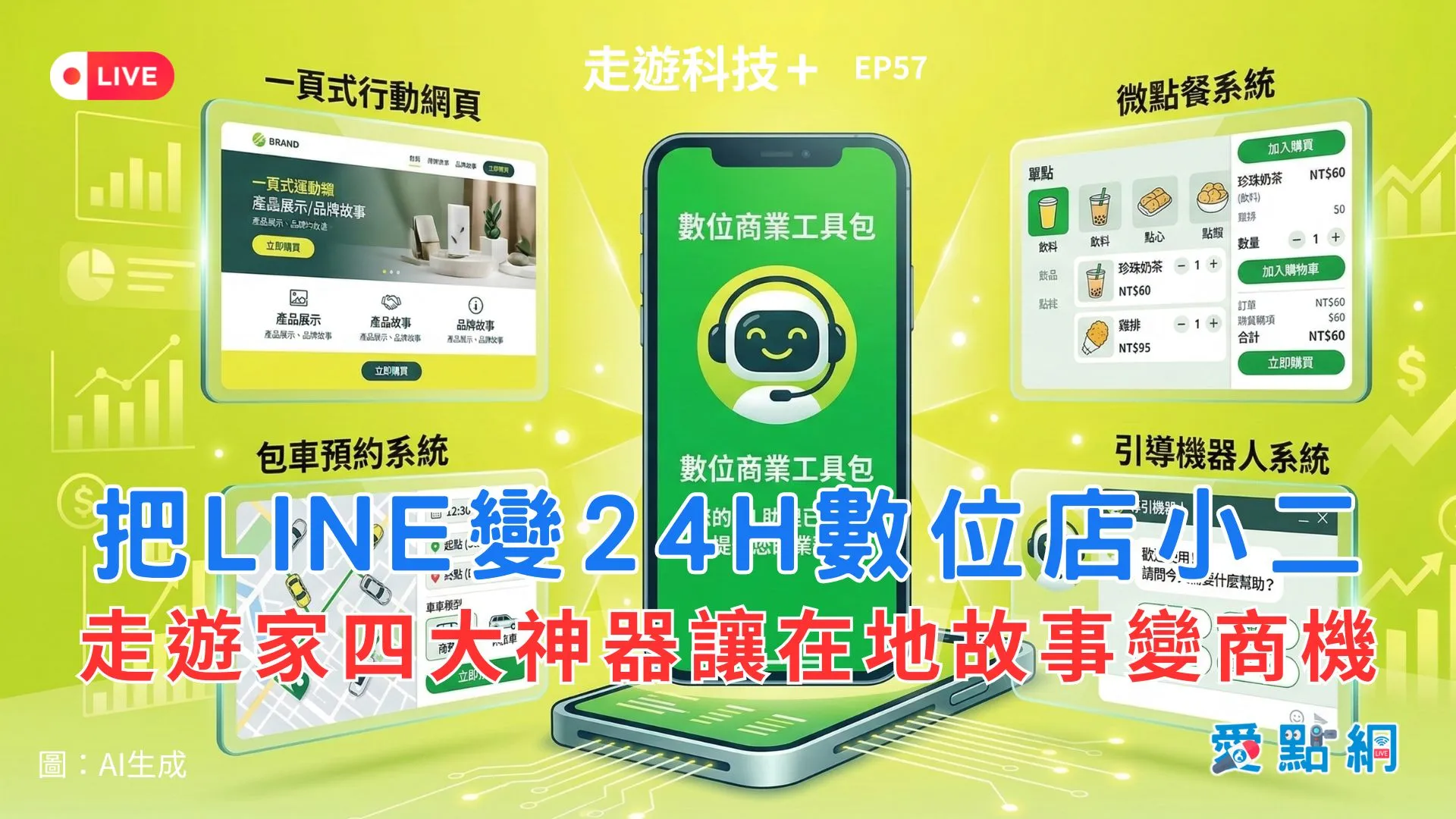 走遊科技+ Ep57｜把LINE變24H數位店小二  走遊家四大神器讓在地故事變商機