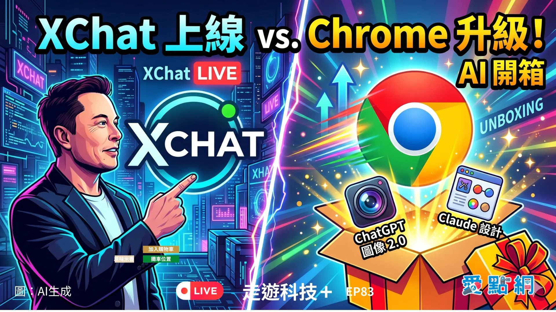 走遊科技+ Ep83｜馬斯克通訊軟體上線！Chrome大升級與兩大AI神器開箱
