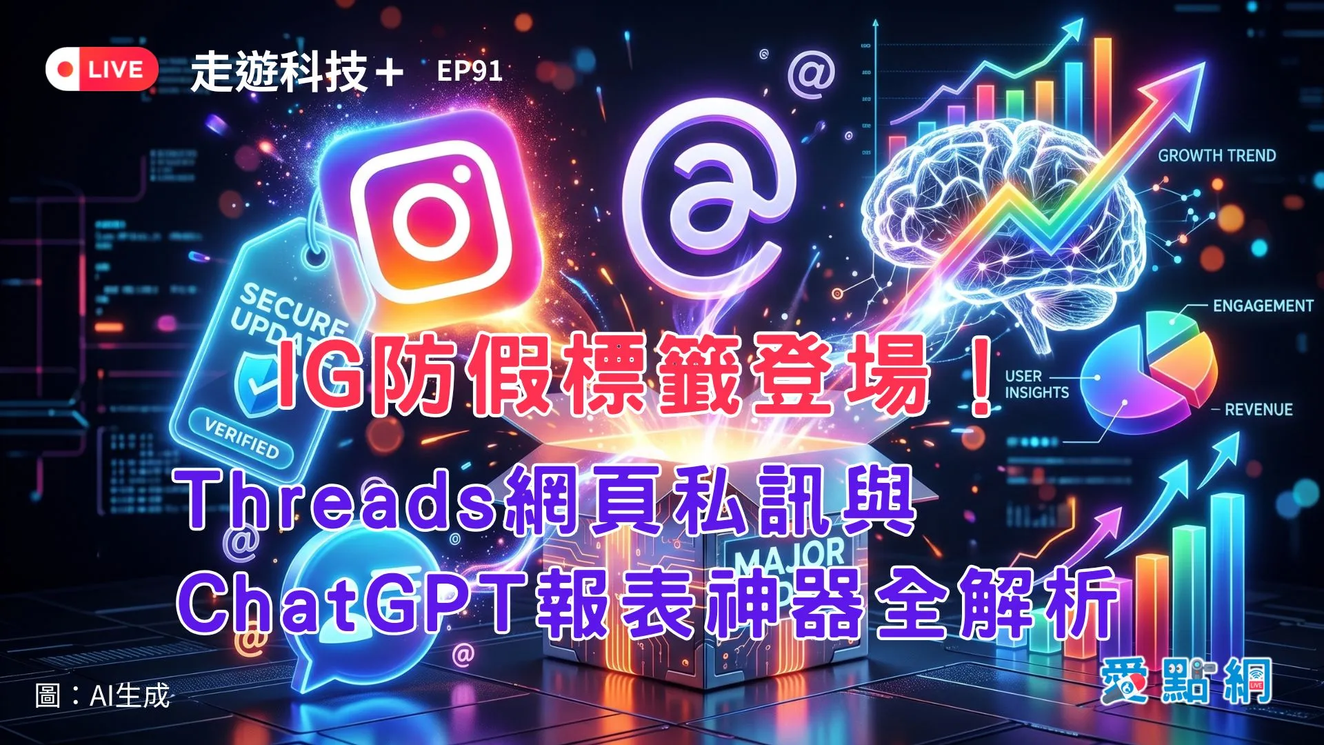 走遊科技+ Ep91｜IG防假標籤登場！Threads網頁私訊與ChatGPT報表神器全解析
