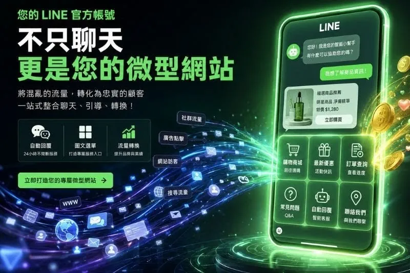 LINE官方帳號圖文選單客製化