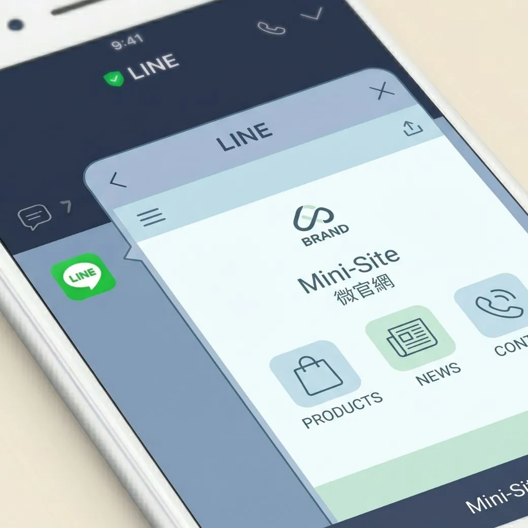 LINE 微官網整合-LINE 官方帳號圖文選單客製化