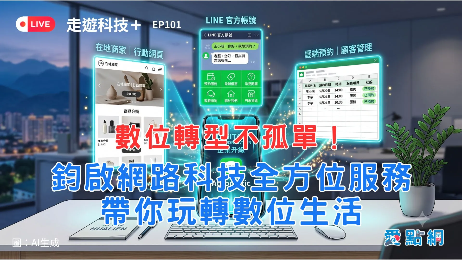 走遊科技+ Ep101｜數位轉型不孤單！鈞啟網路科技全方位服務 帶你玩轉數位生活