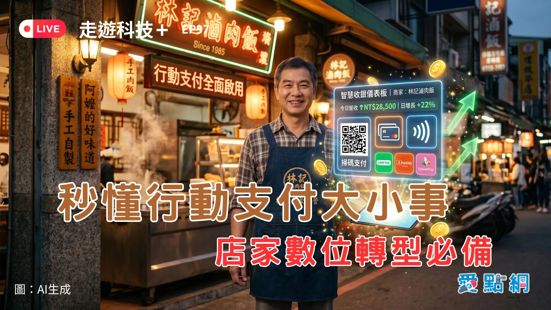 走遊科技+ Ep97｜秒懂行動支付大小事，店家數位轉型必備！
