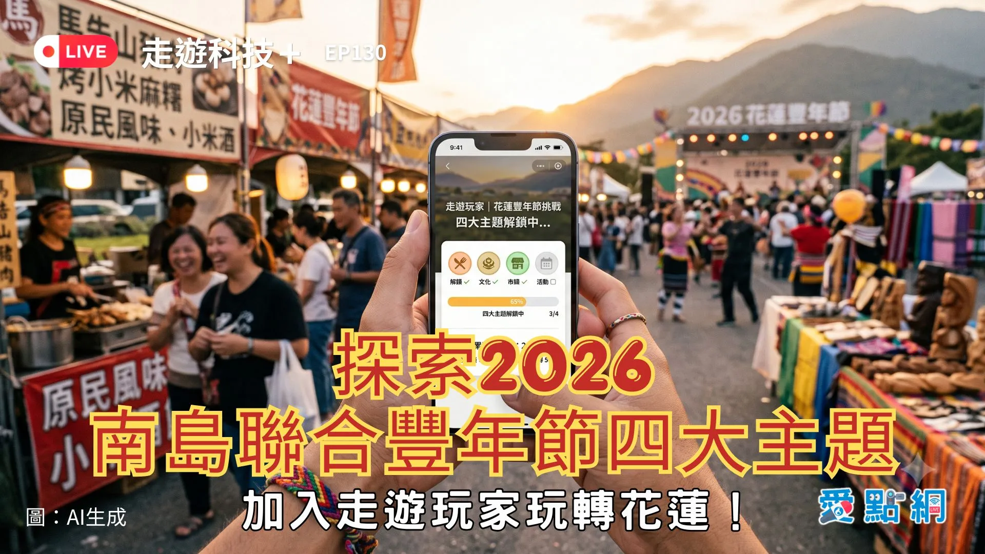 走遊科技+ Ep130｜探索2026南島聯合豐年節四大主題，加入走遊玩家玩轉花蓮！